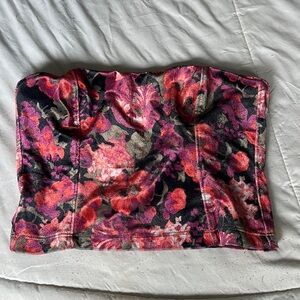 Vintage garage clothing corset top